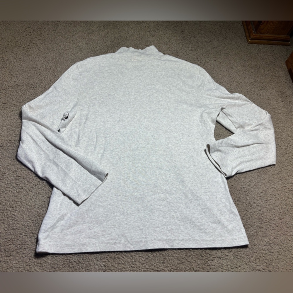 Pendleton Heathered Cream Turtle Nevk Top womens Size Medium - Picture 2 of 4